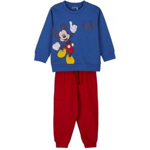 Joggingpak voor kinderen Mickey Mouse Blauw Maat 5 Jaar