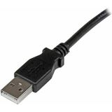 Kabel USB A naar USB B Startech USBAB1ML  Zwart