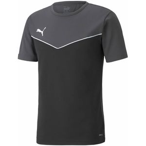Heren-T-Shirt met Korte Mouwen Puma individualRISE Zwart Grijs Maat M